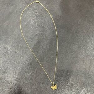 Made by Mary - Gold Butterfly Pendant Necklace